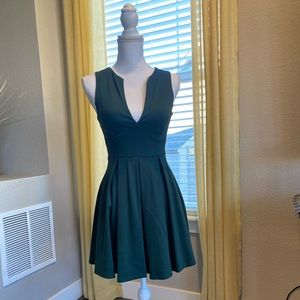 Windsor Store hunter green dress.